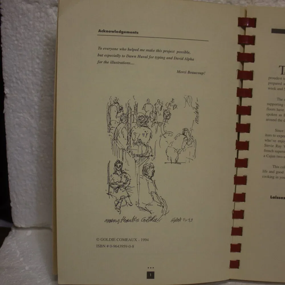 Vintage The Original Mulate's Cookbook Recipes by Goldie Comeaux